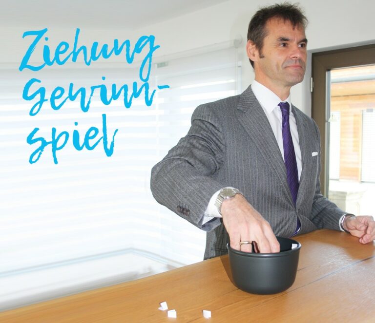 Obmann als Glücksfee